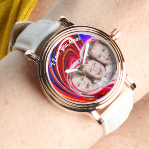 Beautiful Abstract Elegant Rose Gold Watch