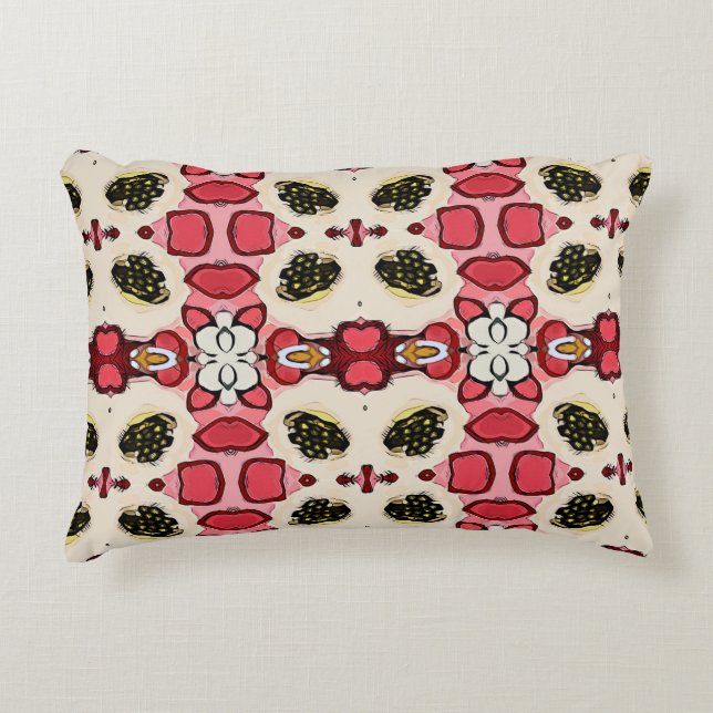 Beautiful abstract ethnic seamless pattern abstrac decorative cushion (Front)