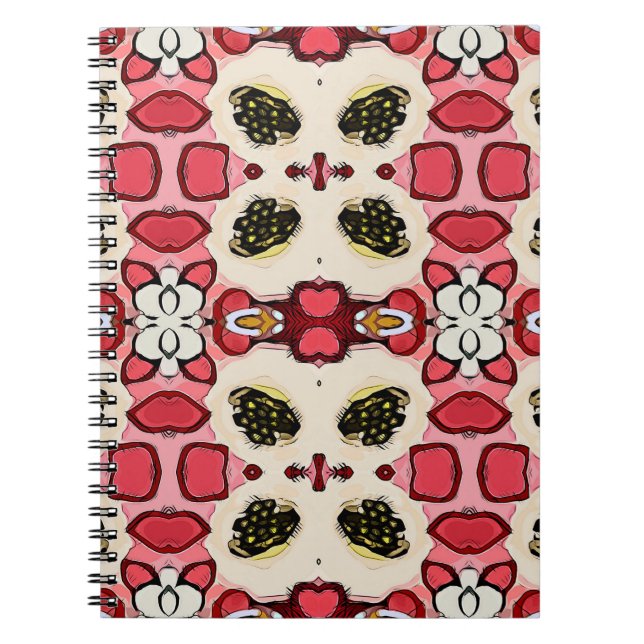 Beautiful abstract ethnic seamless patternabstract notebook (Front)