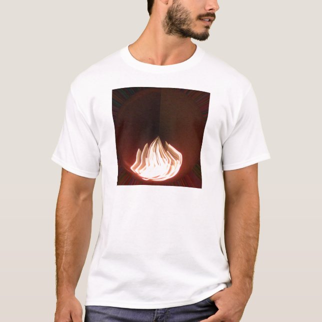 Beautiful Abstract Flame Art Print T-Shirt (Front)