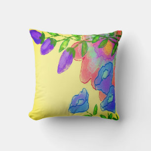 Beautiful Abstract Floral Art Cushion