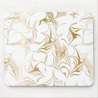 Beautiful abstract gold pattern mouse mat