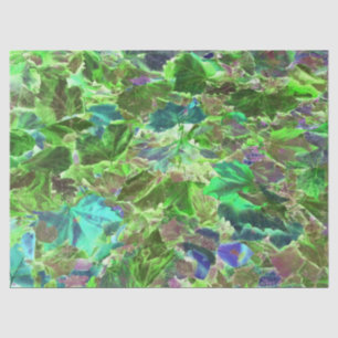 Beautiful Abstract Green Leaves Foliage Tissue Paper