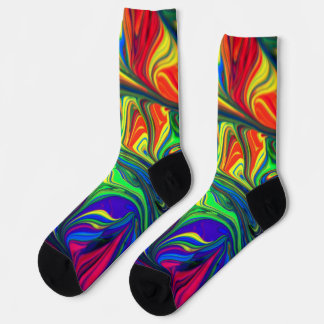 Beautiful Abstract Illustration Sock