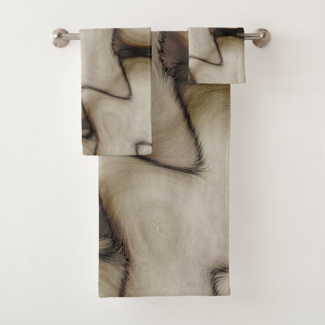 Beautiful Abstract Leave a Long Lasting Impression Bath Towel Set (Insitu)