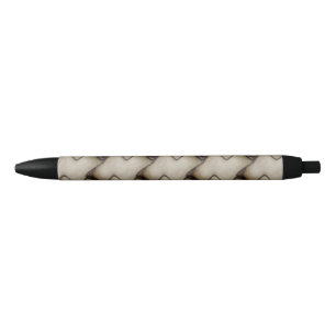 Beautiful Abstract Leave a Long Lasting Impression Black Ink Pen