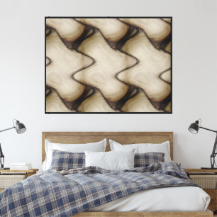 Beautiful Abstract Leave a Long Lasting Impression Canvas Print