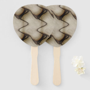 Beautiful Abstract Leave a Long Lasting Impression Hand Fan