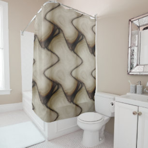 Beautiful Abstract Leave a Long Lasting Impression Shower Curtain