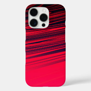 Beautiful Abstract Marble Pattern in Red and Black iPhone 16 Pro Case
