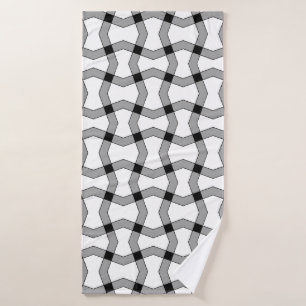 Beautiful abstract ornamental background, black, g bath towel