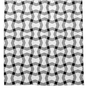 Beautiful abstract ornamental background, black, g shower curtain