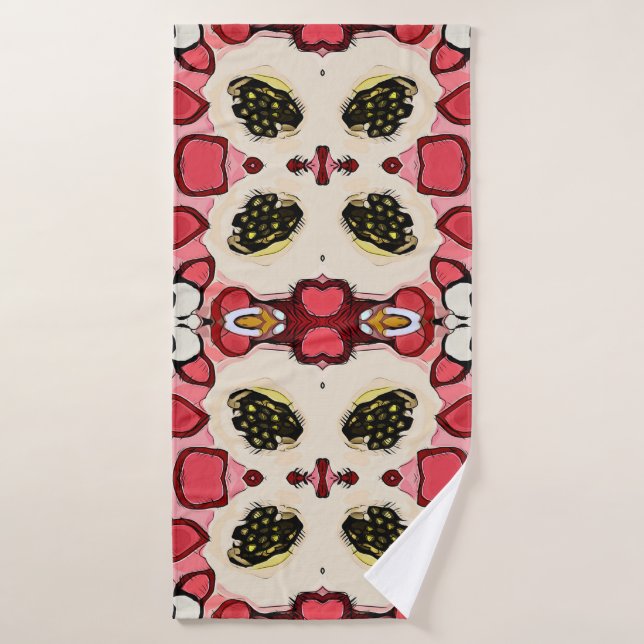 Beautiful abstract partnerships bath towel (Bath Towel)