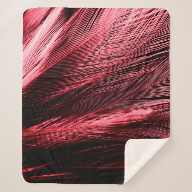Beautiful Abstract pink Dark Wall Background,Textu Sherpa Blanket (Front)