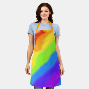 Beautiful Abstract Rainbow Design - Apron