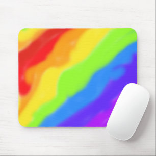 Beautiful Abstract Rainbow Design Mouse Mat