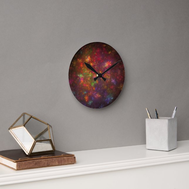 Beautiful abstract round clock (Office)