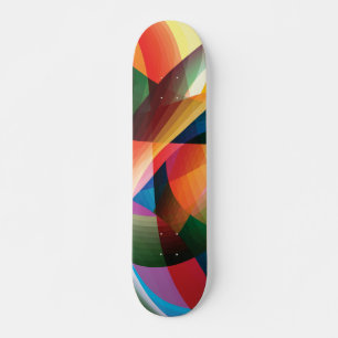 Beautiful Abstract Shapes Skateboard