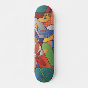 Beautiful Abstract Skateboard