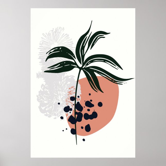 Beautiful Abstract Sunset Poster Wall Decor (Front)