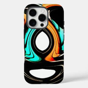 Beautiful Abstract Swirls Art Print iPhone 16 Pro Case