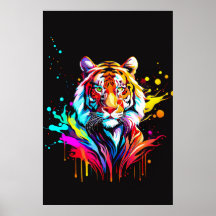 Beautiful Abstract tiger design