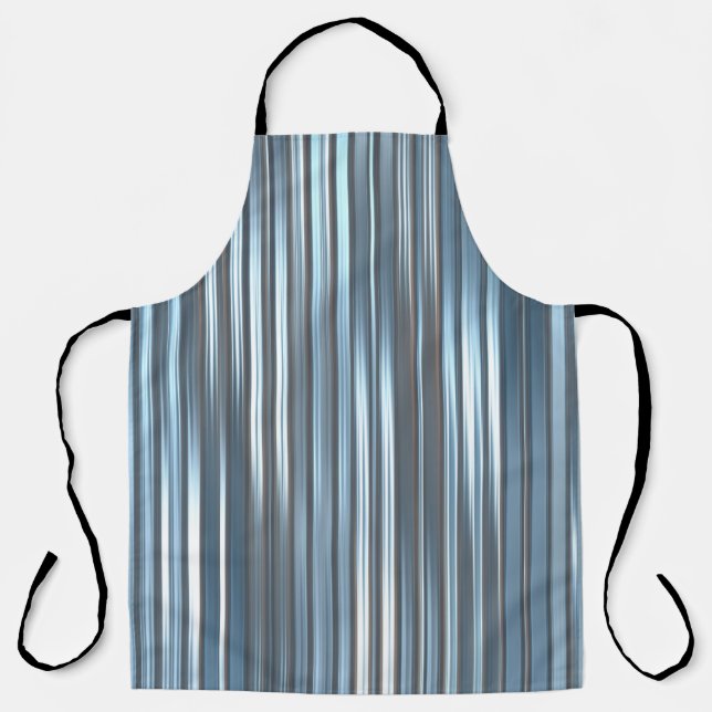 Beautiful abstract vertical blue background with l apron (Front)
