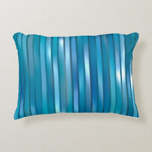 Beautiful abstract vertical blue background with l decorative cushion