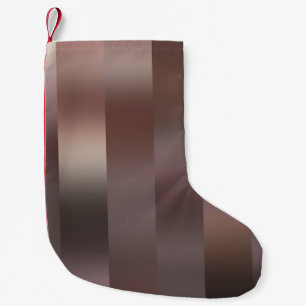 Beautiful abstract vertical brown background with small christmas stocking