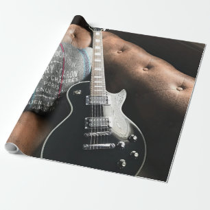 Beautiful Acoustic Guitar Wrapping Paper