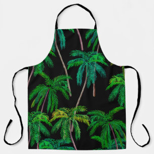 Beautiful acrylic seamless floral summer pattern w apron