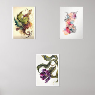 Beautiful admiring paintings for bedrooms with 3pc