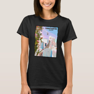 Beautiful Aegean Sea Ancient Greek Island Santorin T-Shirt