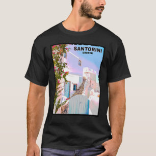 Beautiful Aegean Sea Ancient Greek Island Santorin T-Shirt