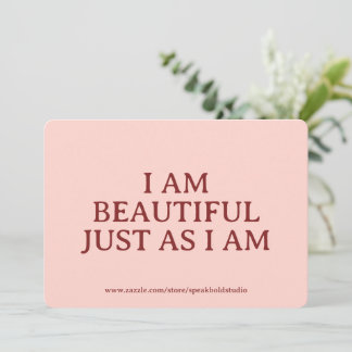 Beautiful Affirmation Card – Custom Gift for Her