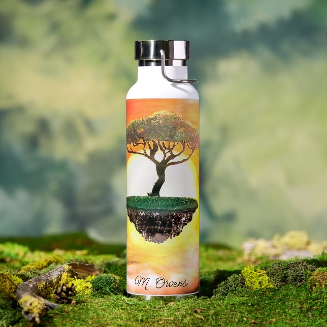 Beautiful African Acacia Tree  Water Bottle (Outdoor)