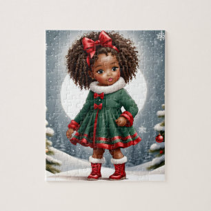 Beautiful African American Girl Puzzle