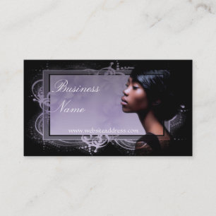 Beautiful African American Woman Business Cards