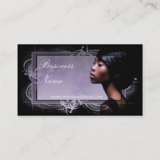 Beautiful African American Woman Business Cards