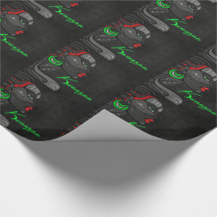 Beautiful African American Woman for Kwanzaa Wrapping Paper