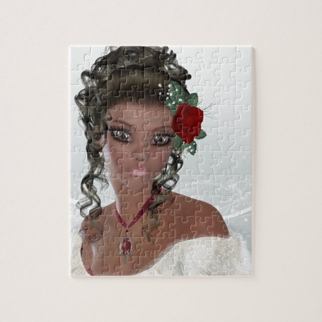 Beautiful African American Woman Jigsaw Puzzle (Vertical)