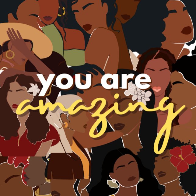 Beautiful African American Women Blank Notebook (Creator Uploaded)