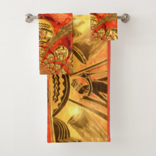 Beautiful African Bath Towel Set