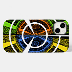Beautiful African colourful Circular Illustrations Case-Mate iPhone 14 Plus Case