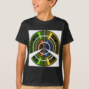 Beautiful African colourful Circular Illustrations T-Shirt