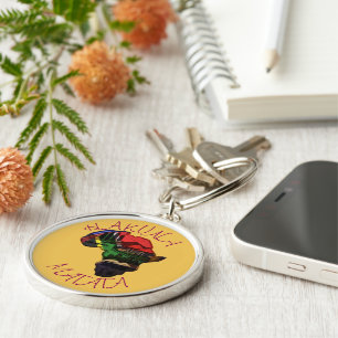 Beautiful African Customise Product Key Ring