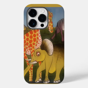 Beautiful African Elephant Giraffe animal safari  Case-Mate iPhone 14 Pro Case