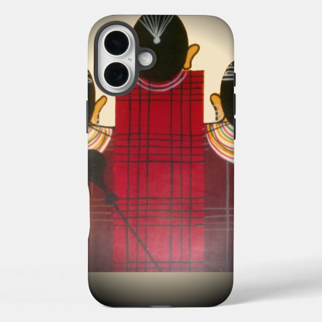 Beautiful African Ethnic Tribal Masai Ornaments.pn Case-Mate iPhone Case (Back)
