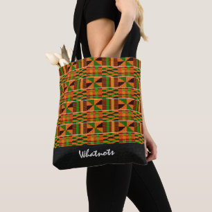 Beautiful African Kente Whatnots Tote