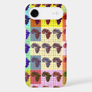 Beautiful African Map Chequered Pap art ethnic